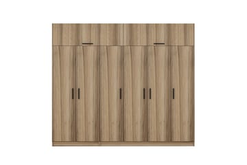 Fruitland Garderob 270 cm - Brun - Förvaring - Sko- & klädförvaring - Garderober & garderobssystem