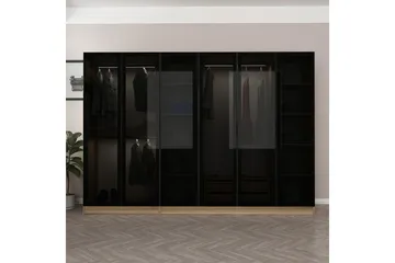 Fruitland Garderob 270 cm - Brun - Förvaring - Sko- & klädförvaring - Garderober & garderobssystem
