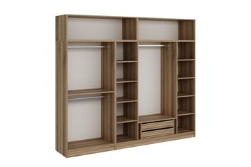 Fruitland Garderob 270 cm - Brun - Förvaring - Sko- & klädförvaring - Garderober & garderobssystem