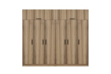 Fruitland Garderob 270 cm - Brun - Förvaring - Sko- & klädförvaring - Garderober & garderobssystem