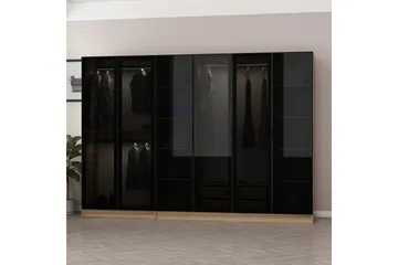 Fruitland Garderob 270 cm - Brun - Förvaring - Sko- & klädförvaring - Garderober & garderobssystem