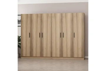 Fruitland Garderob 270 cm - Brun - Förvaring - Sko- & klädförvaring - Garderober & garderobssystem