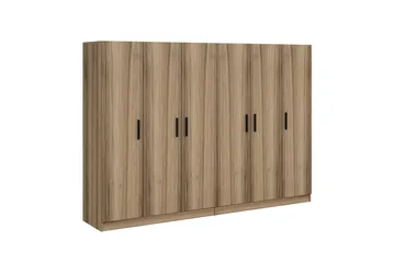 Fruitland Garderob 270 cm - Brun - Förvaring - Sko- & klädförvaring - Garderober & garderobssystem