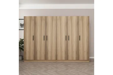 Fruitland Garderob 270 cm - Brun - Förvaring - Sko- & klädförvaring - Garderober & garderobssystem