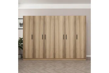 Fruitland Garderob 270 cm - Brun - Förvaring - Sko- & klädförvaring - Garderober & garderobssystem