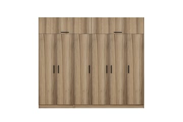 Fruitland Garderob 270 cm - Brun - Förvaring - Sko- & klädförvaring - Garderober & garderobssystem