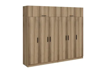 Fruitland Garderob 270 cm - Brun - Förvaring - Sko- & klädförvaring - Garderober & garderobssystem