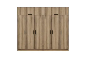 Fruitland Garderob 270 cm - Brun - Förvaring - Sko- & klädförvaring - Garderober & garderobssystem