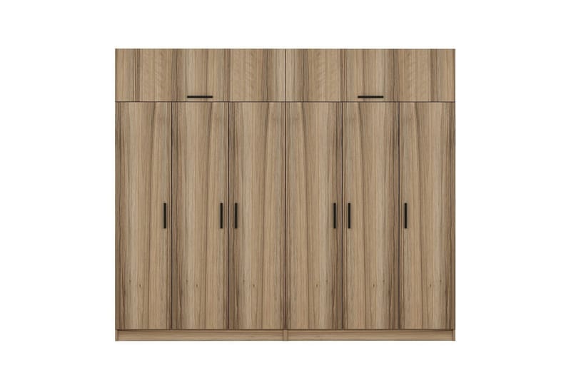 Fruitland Garderob 270 cm - Brun - Förvaring - Sko- & klädförvaring - Garderober & garderobssystem