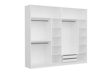 Fruitland Garderob 270 cm - Grå/Vit - Förvaring - Sko- & klädförvaring - Garderober & garderobssystem