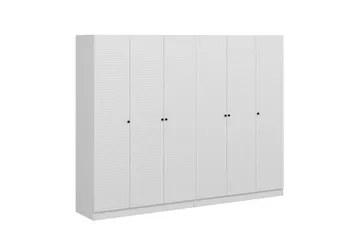 Fruitland Garderob 270 cm - Vit - Förvaring - Sko- & klädförvaring - Garderober & garderobssystem