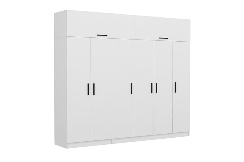 Fruitland Garderob 270 cm - Vit - Förvaring - Sko- & klädförvaring - Garderober & garderobssystem