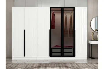 Fruitland Garderob 270 cm - Vit - Förvaring - Sko- & klädförvaring - Garderober & garderobssystem
