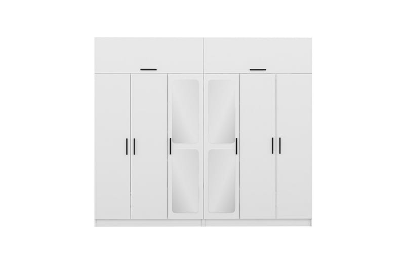 Fruitland Garderob 270 cm - Vit - Förvaring - Sko- & klädförvaring - Garderober & garderobssystem