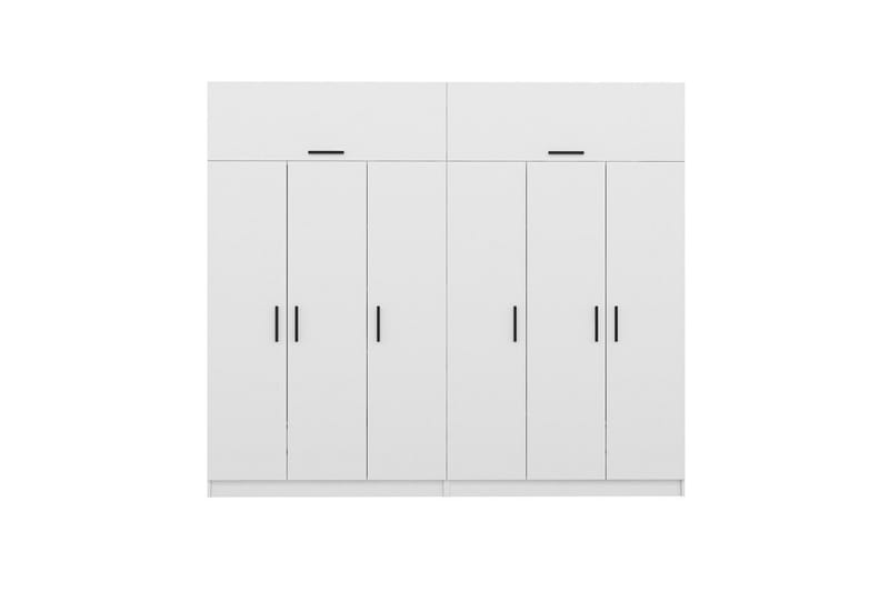 Fruitland Garderob 270 cm - Vit - Förvaring - Sko- & klädförvaring - Garderober & garderobssystem