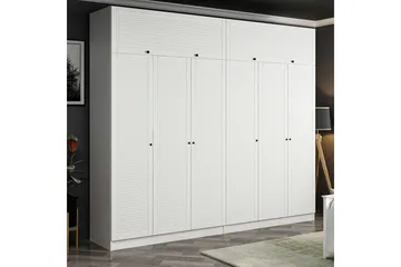 Fruitland Garderob 270 cm - Vit - Förvaring - Sko- & klädförvaring - Garderober & garderobssystem