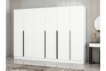 Fruitland Garderob 270 cm - Vit - Förvaring - Sko- & klädförvaring - Garderober & garderobssystem
