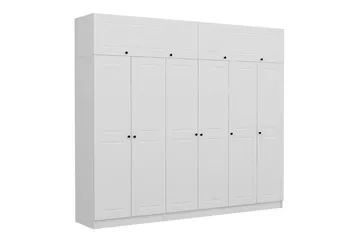 Fruitland Garderob 270 cm - Vit - Förvaring - Sko- & klädförvaring - Garderober & garderobssystem