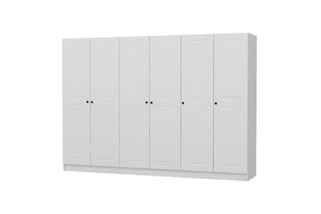 Fruitland Garderob 270 cm - Vit - Förvaring - Sko- & klädförvaring - Garderober & garderobssystem