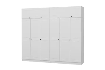 Fruitland Garderob 270 cm - Vit - Förvaring - Sko- & klädförvaring - Garderober & garderobssystem