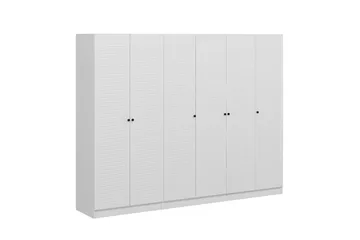 Fruitland Garderob 270 cm - Vit - Förvaring - Sko- & klädförvaring - Garderober & garderobssystem