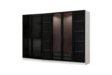 Fruitland Garderob 270 cm - Vit - Förvaring - Sko- & klädförvaring - Garderober & garderobssystem