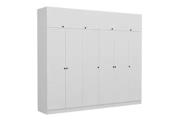 Fruitland Garderob 270 cm - Vit - Förvaring - Sko- & klädförvaring - Garderober & garderobssystem