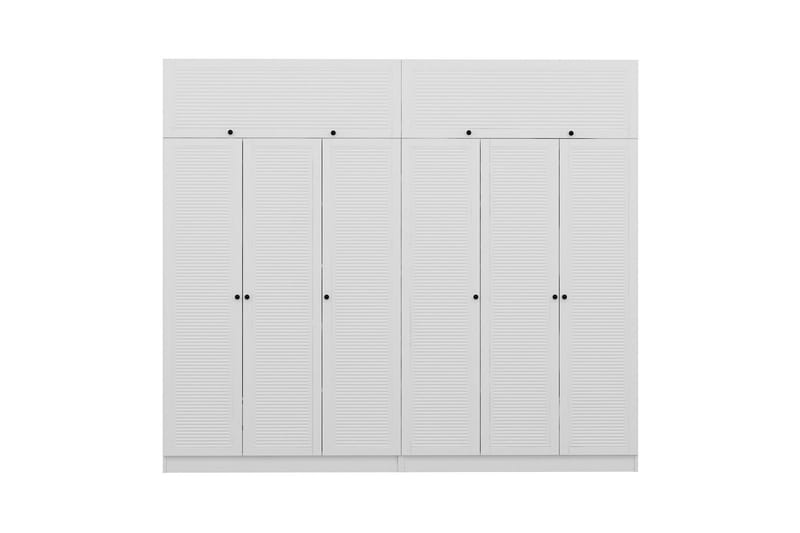 Fruitland Garderob 270 cm - Vit - Förvaring - Sko- & klädförvaring - Garderober & garderobssystem