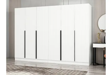 Fruitland Garderob 270 cm - Vit - Förvaring - Sko- & klädförvaring - Garderober & garderobssystem