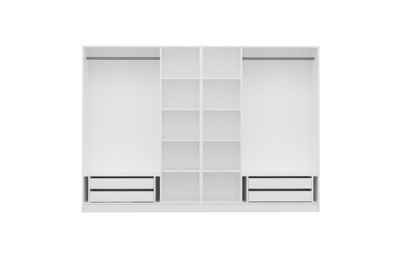 Fruitland Garderob 270 cm - Vit - Förvaring - Sko- & klädförvaring - Garderober & garderobssystem