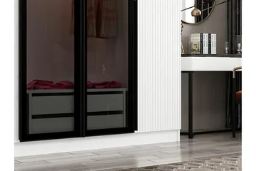 Fruitland Garderob 270 cm - Vit - Förvaring - Sko- & klädförvaring - Garderober & garderobssystem