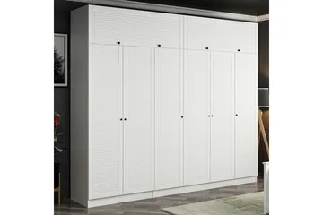 Fruitland Garderob 270 cm - Vit - Förvaring - Sko- & klädförvaring - Garderober & garderobssystem