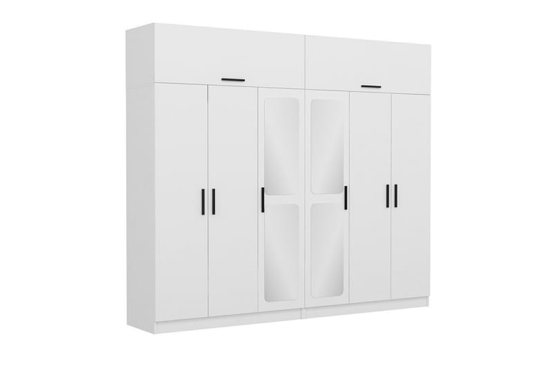 Fruitland Garderob 270 cm - Vit - Förvaring - Sko- & klädförvaring - Garderober & garderobssystem