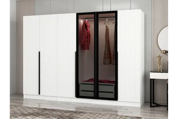 Fruitland Garderob 270 cm - Vit - Förvaring - Sko- & klädförvaring - Garderober & garderobssystem