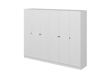 Fruitland Garderob 270 cm - Vit - Förvaring - Sko- & klädförvaring - Garderober & garderobssystem