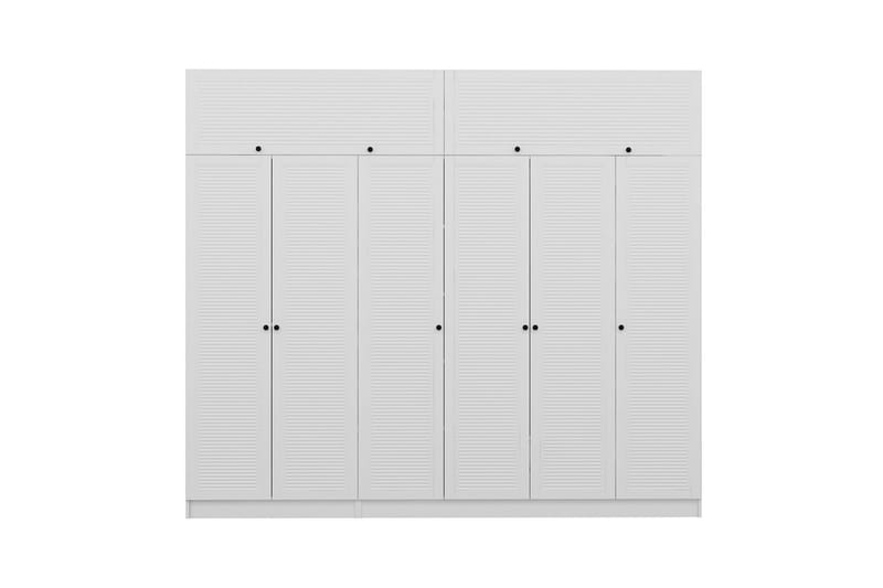 Fruitland Garderob 270 cm - Vit - Förvaring - Sko- & klädförvaring - Garderober & garderobssystem