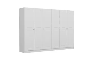 Fruitland Garderob 270 cm - Vit - Förvaring - Sko- & klädförvaring - Garderober & garderobssystem