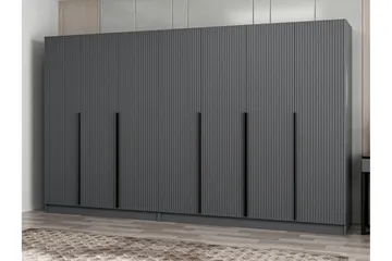 Fruitland Garderob 315 cm - Antracit - Förvaring - Sko- & klädförvaring - Garderober & garderobssystem