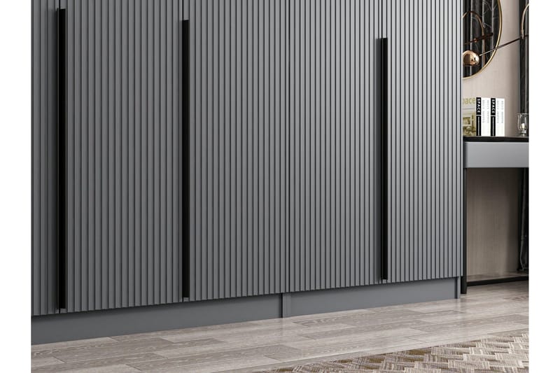 Fruitland Garderob 315 cm - Antracit - Förvaring - Sko- & klädförvaring - Garderober & garderobssystem