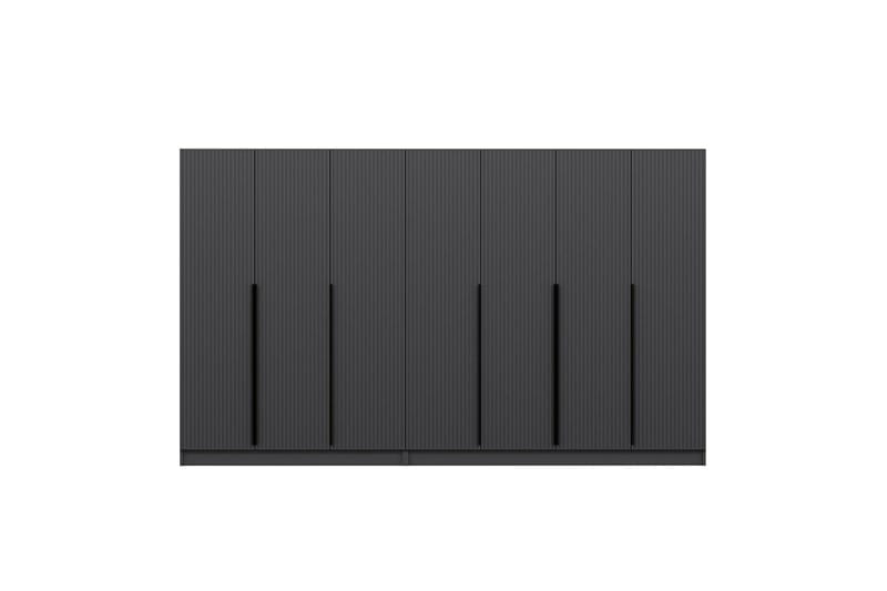 Fruitland Garderob 315 cm - Antracit - Förvaring - Sko- & klädförvaring - Garderober & garderobssystem