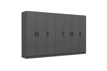 Fruitland Garderob 315 cm - Antracit - Förvaring - Sko- & klädförvaring - Garderober & garderobssystem