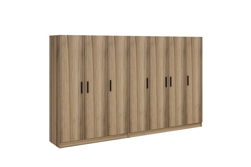 Fruitland Garderob 315 cm - Ek - Förvaring - Sko- & klädförvaring - Garderober & garderobssystem