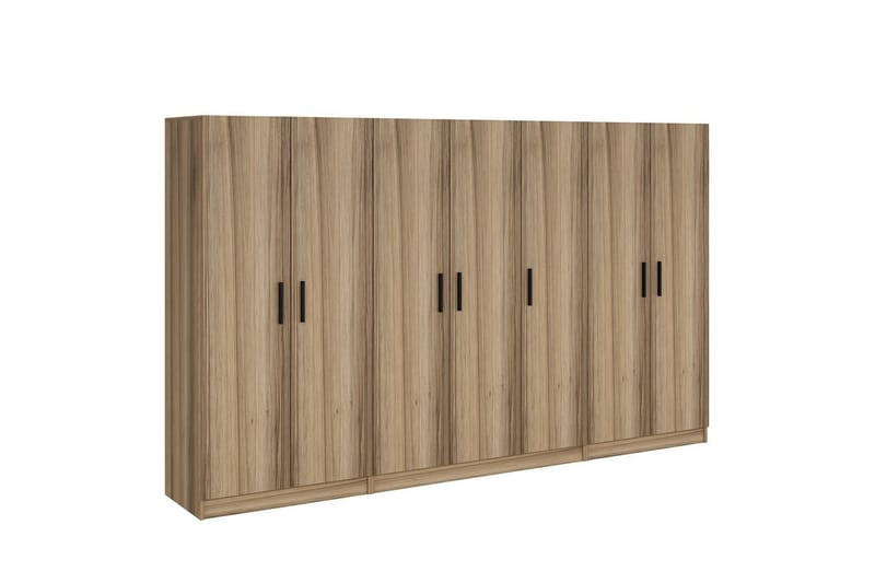 Fruitland Garderob 315 cm - Ek - Förvaring - Sko- & klädförvaring - Garderober & garderobssystem