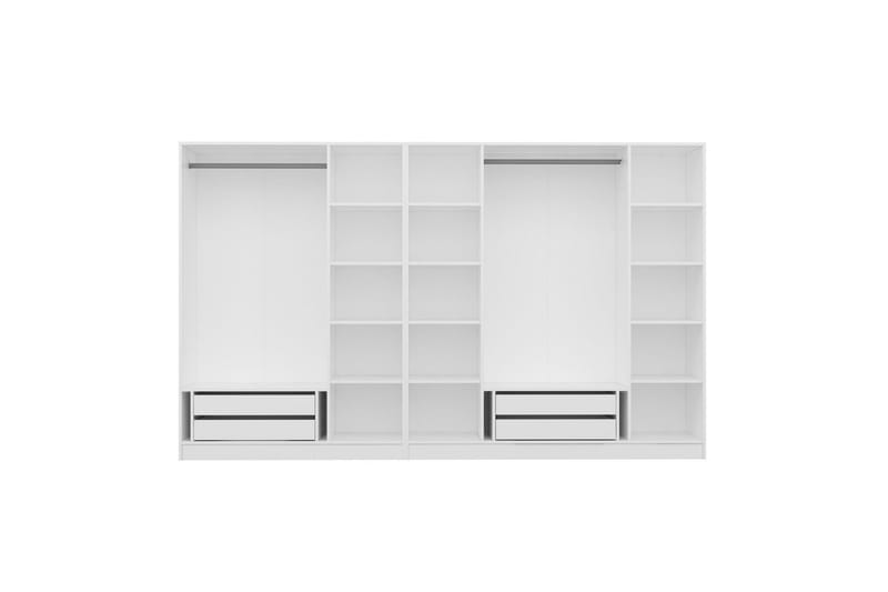 Fruitland Garderob 315 cm - Vit - Förvaring - Sko- & klädförvaring - Garderober & garderobssystem
