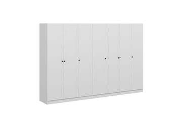 Fruitland Garderob 315 cm - Vit - Förvaring - Sko- & klädförvaring - Garderober & garderobssystem