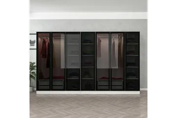 Fruitland Garderob 315 cm - Vit - Förvaring - Sko- & klädförvaring - Garderober & garderobssystem