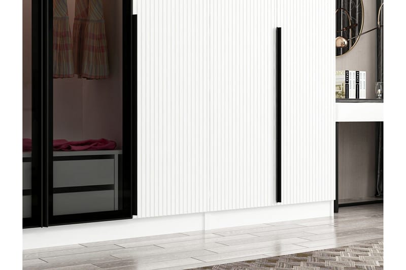 Fruitland Garderob 315 cm - Vit - Förvaring - Sko- & klädförvaring - Garderober & garderobssystem