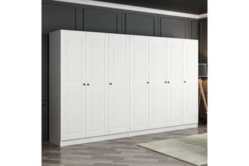 Fruitland Garderob 315 cm - Vit - Förvaring - Sko- & klädförvaring - Garderober & garderobssystem