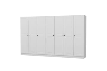 Fruitland Garderob 315 cm - Vit - Förvaring - Sko- & klädförvaring - Garderober & garderobssystem