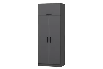 Fruitland Garderob 90 cm - Antracit - Förvaring - Sko- & klädförvaring - Garderober & garderobssystem